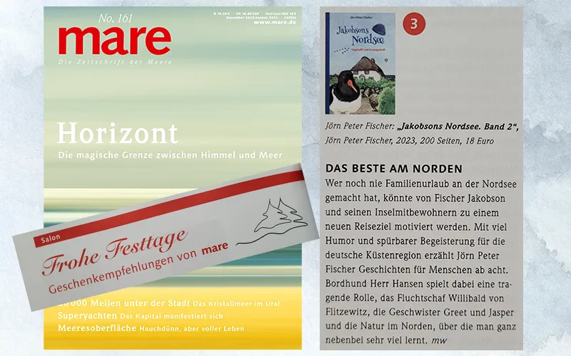mare empfiehlt „Jakobsons Nordsee – Vogelpfiff und Strandgebrüll“